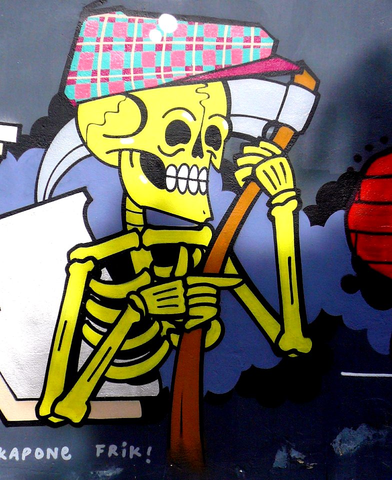Vitoria - Graffiti en el barrio de San Martín 3