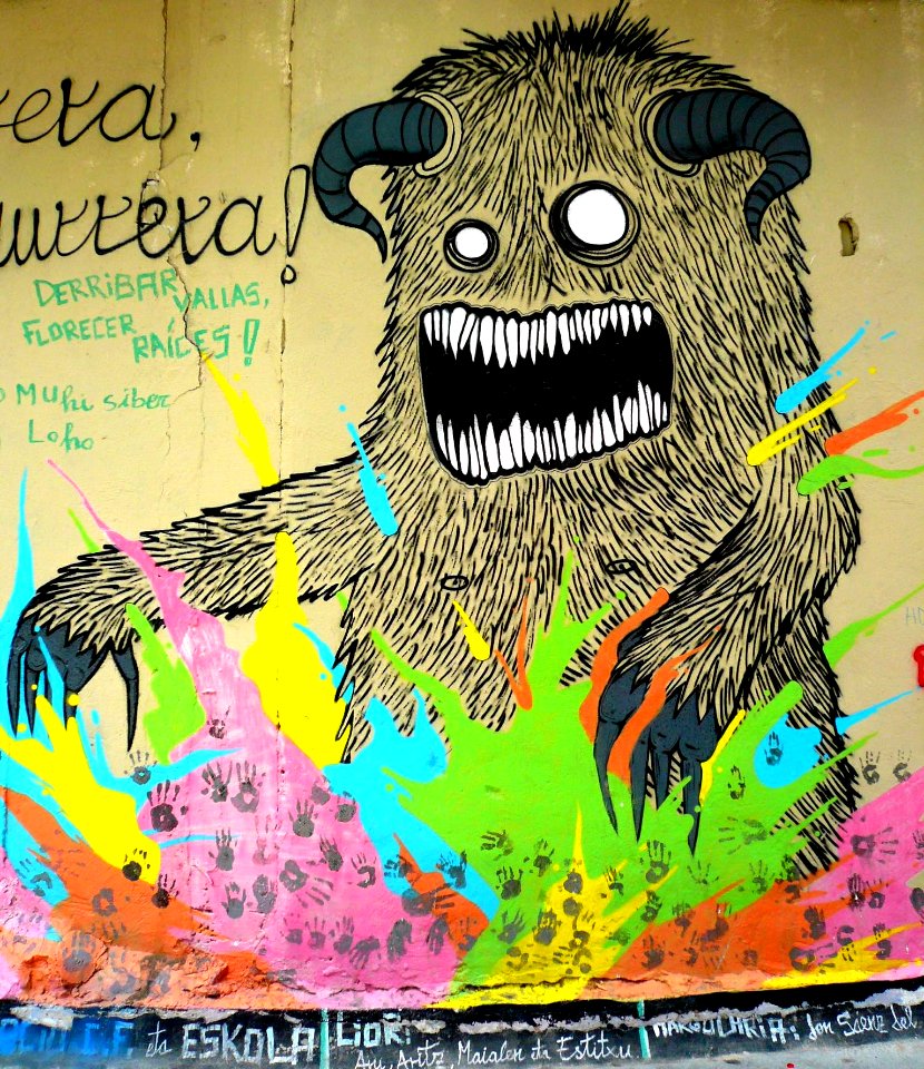 Vitoria - Graffiti en el barrio de Adurza 1