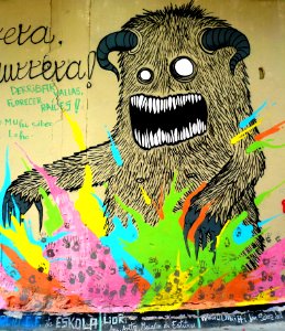 Vitoria - Graffiti en el barrio de Adurza 1