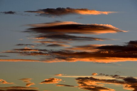 Abendstimmung afterglow evening sky