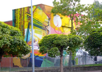 Vitoria - Mural en San Martín 1