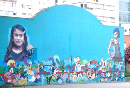 Vitoria - Mural en San Martín 3