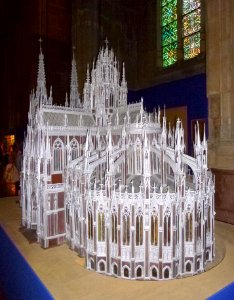 Vitoria - Maqueta de proyecto original de la Parroquia de María Inmaculad ('Catedral Nueva') de Vitoria-Gasteiz 01