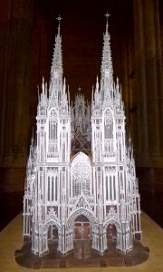 Vitoria - Maqueta de proyecto original de la Parroquia de María Inmaculad ('Catedral Nueva') de Vitoria-Gasteiz 02