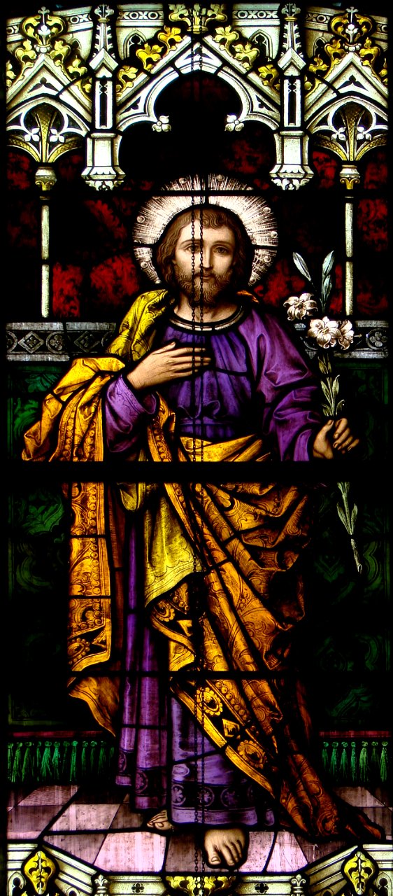 Vitrail Carmel Rochefort Belgique 29 07 2009 03 Saint Joseph