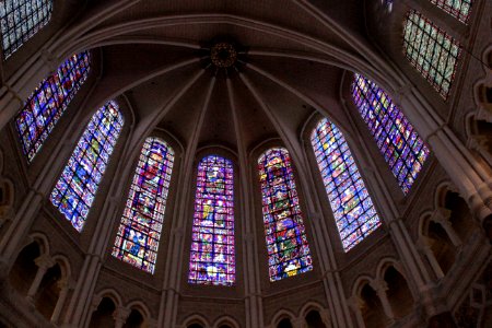 Vitrail Chartres-107 à 108 choeur