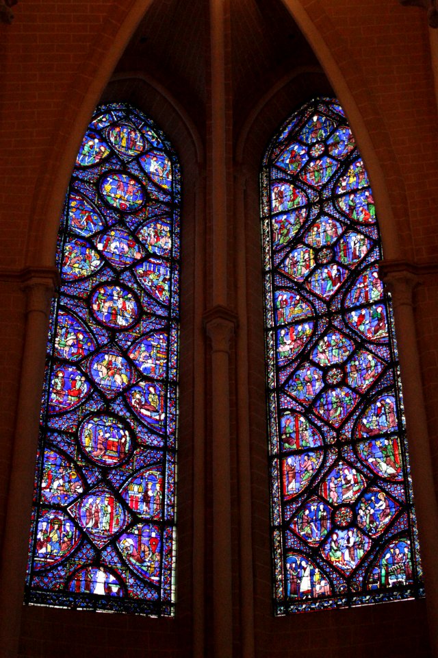 Vitrail Chartres-005 & 007