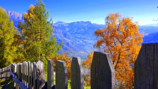 Landscape autumn sky photo