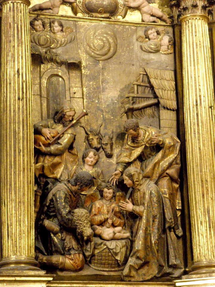 Vitoria - Iglesia de San Miguel, retablo mayor 3