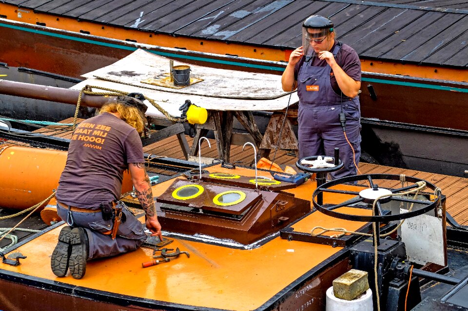 Boat ship rotterdam