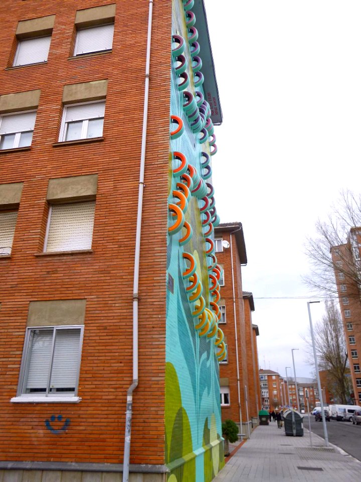Vitoria - Barrio de Zaramaga, mural 'Usted Está Aquí' 3