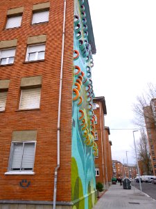 Vitoria - Barrio de Zaramaga, mural 'Usted Está Aquí' 3