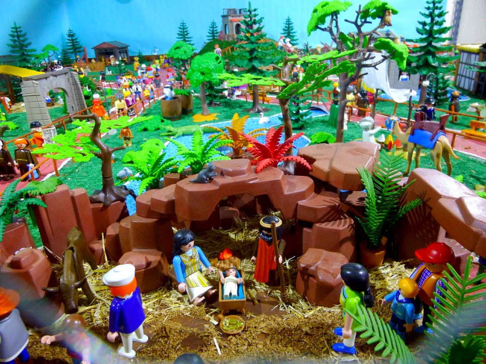 Vitoria - Belén navideño de Playmobil en la Iglesia del Carmen (2014) 2