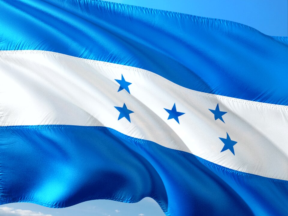 Flag honduras central america