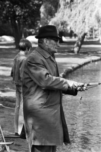Vissers in het Vondelpark, Bestanddeelnr 924-5982
