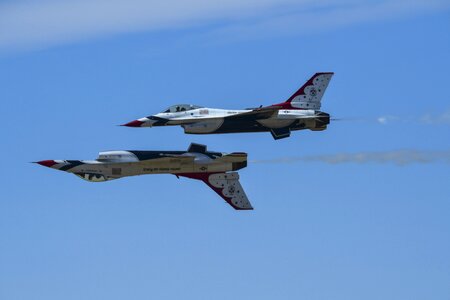 Fighting falcon demonstration aerial show photo