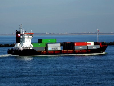 Virtsu p2 approaching Port of Rotterdam 21-Feb-2005