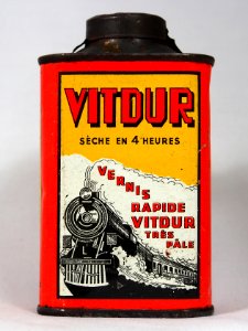 Vitdur vernis blik, foto 1