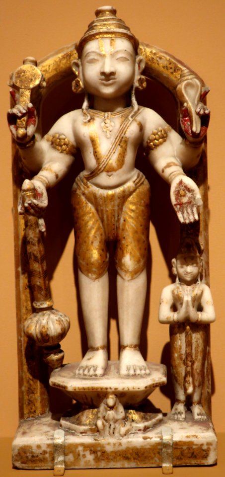 Vishnu, 18th century, marble, Honolulu Museum of Art 2016-43-02