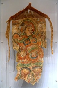 Virupaksa, Toyuk, Xinjiang, 10th-11th century AD, painting on ramie - Ethnological Museum, Berlin - DSC01480