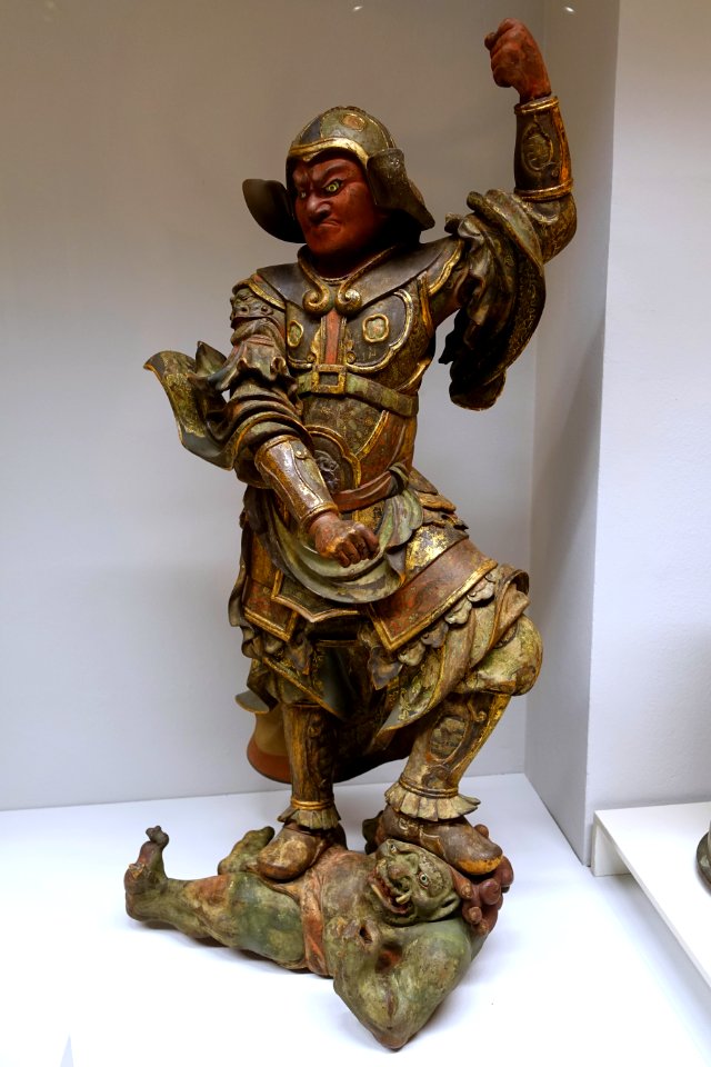 Virudhaka, Japan, Kamakura period, 14th century AD, wood with crystal eyes - Linden-Museum - Stuttgart, Germany - DSC03600