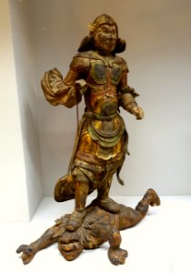 Virupaksha, Japan, Kamakura period, wood with crystal eyes - Linden-Museum - Stuttgart, Germany - DSC03604