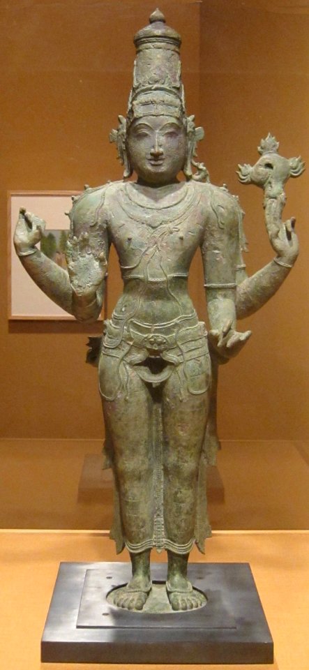 Vishnu, India, Tanjore, Tamil Nadu, Chola dynasty, 12th-13th century, bronze, HAA