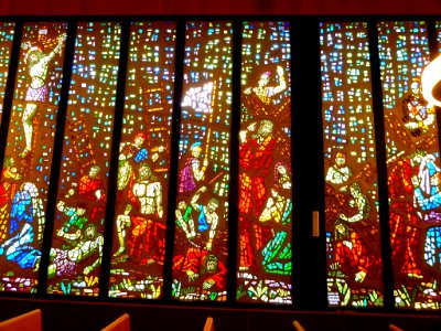 Vitoria - barrio de Zabalgana, Iglesia de Santa Clara, interior 3