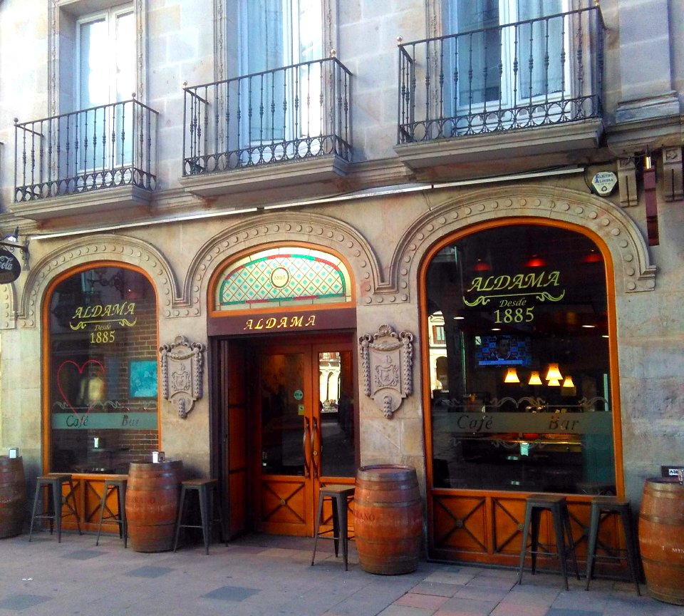 Vitoria - Calle Postas, Cafetería Aldama