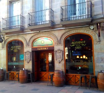 Vitoria - Calle Postas, Cafetería Aldama