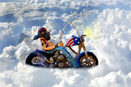 Motorcycling road figure