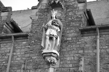 Statue of saint louis king of france heritage