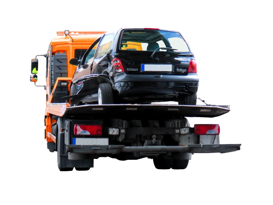 Accident drive truck