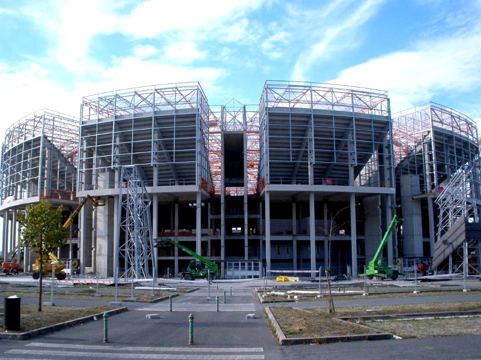 Vitoria - Fernando Buesa Arena (en construcción, septiembre de 2011) 02