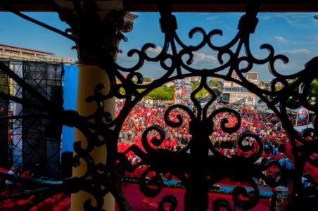 Vista externa desde la Ventana superior central de la Basílica de la Chiquinquira