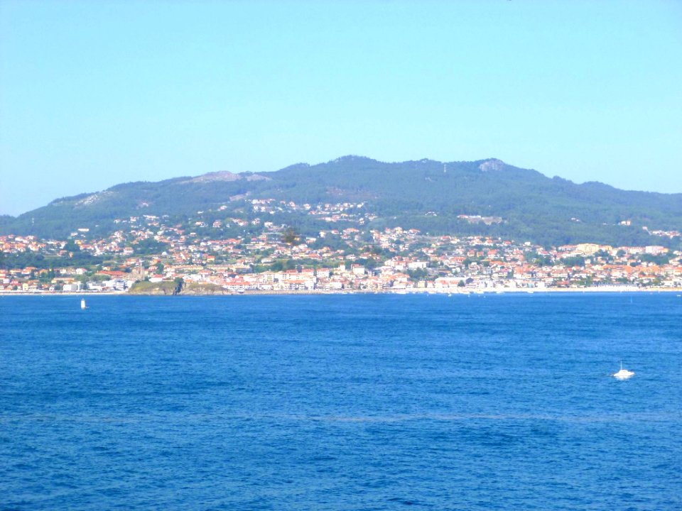 Vista de Nigrán desde Baiona
