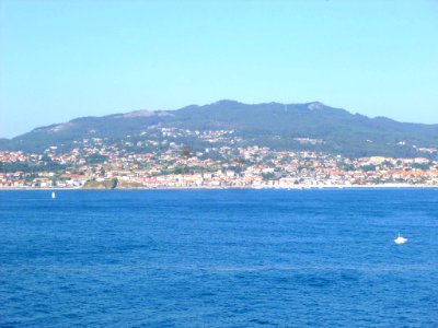 Vista de Nigrán desde Baiona