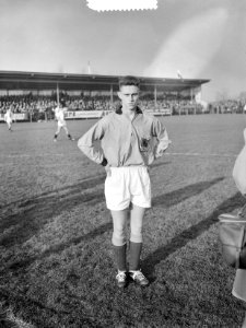 Volendam tegen Ajax 0-3, Wim Kras (Volendam) 15 jaar oud, Bestanddeelnr 910-8393