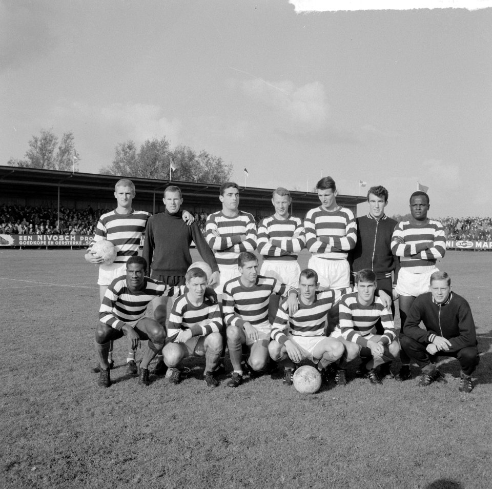 Volendam tegen Blauw-Wit 1-2, elftal Blauw-Wit, Bestanddeelnr 917-0204
