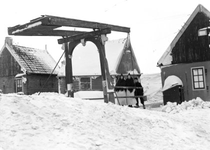 Volendam onder de sneeuw, Bestanddeelnr 902-0374