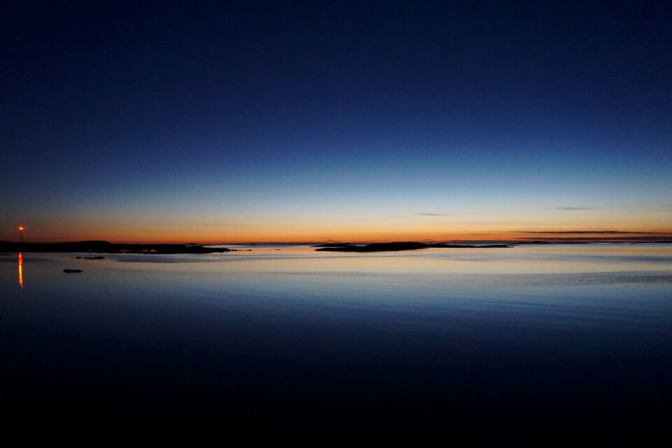 Nature landscape evening