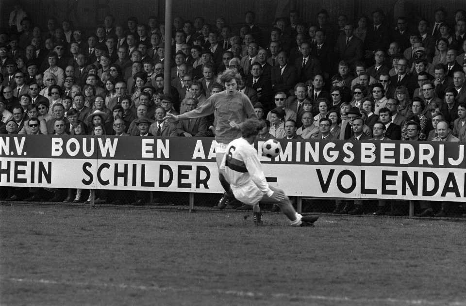 Volendam tegen Excelsior 1-1 spelmoment, Bestanddeelnr 923-4931