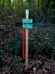 Volcan de Jaujac - Panneau indicateur
