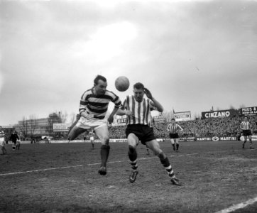 Voetbal Sparta tegen Blauw-Wit Clement en Visser, Bestanddeelnr 913-6880