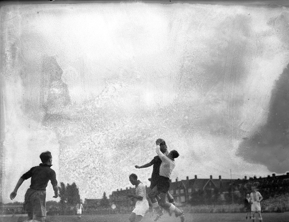 Voetbal Volewijckers-Excelsior. Spelmoment, Bestanddeelnr 901-9192