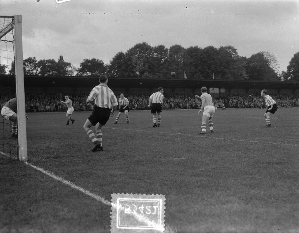 Voetbal Willem II tegen Sparta 1-2. Spelmoment, Bestanddeelnr 905-3421