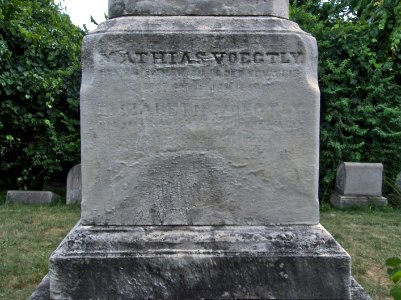 Voegtly Obelisk, Voegtly Cemetery, 2015-08-09. 02