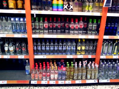 Vodka in German supermarket