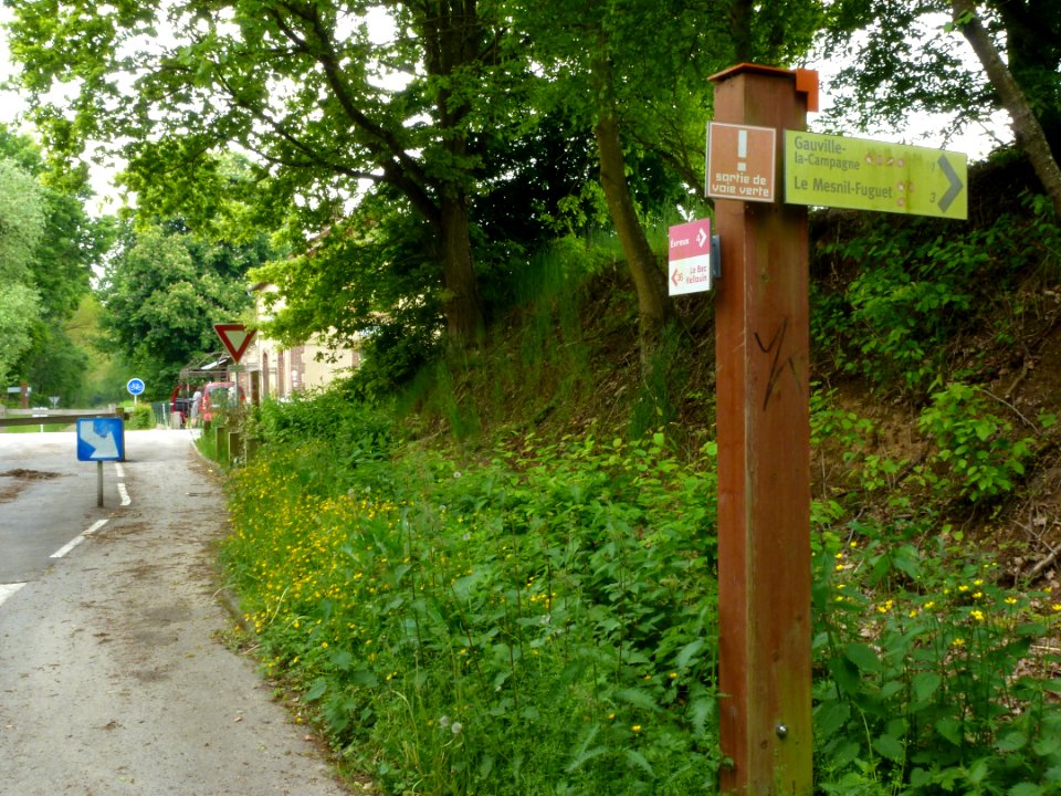Voie verte Évreux-Vallée du Bec 04, Gauville-la-Campagne