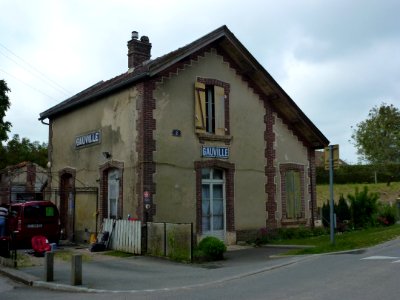Voie verte Évreux-Vallée du Bec 05, ancienne gare de Gauville